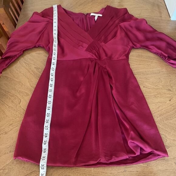 BCBGMAXAZRIA Runway Berry Pink Mini Dress Size 2 - Picture 12 of 12